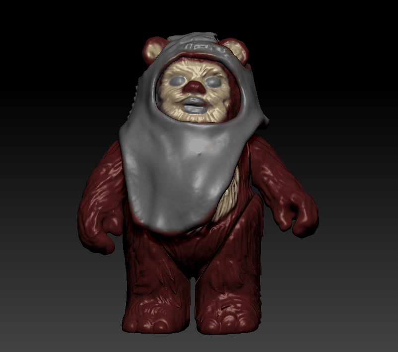 3D file STAR WARS .STL Ewok .3D ACTION FIGURE .OBJ KENNER STYLE. ⭐ ・3D